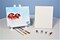 Christmas Paint Kit - Ornaments in the Snow Acrylic At Home Paint Kit & Video Lesson, Art Gift Set, DIY Christmas Craft, Beginner Painting, Paint At Home, Paint Party
